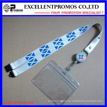 Lanyards de cuello impreso personalizado barato con titular de la tarjeta (EP-Y581417)